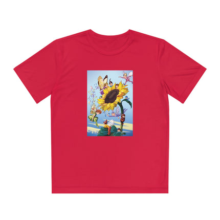 Sunflower Fairies by Margaret Tarrant Youth Competitor Tee – Golden Garden Magic & Storybook Wonder