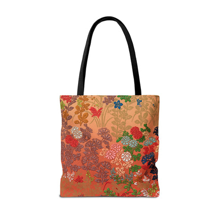 Japanese Flower Pattern by G.A. Audsley Tote Bag (AOP)