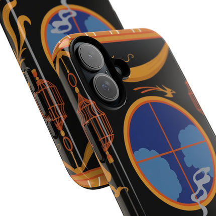 Art Deco Lounge Phone Case – Opulent Smoke & Timeless Glamour
