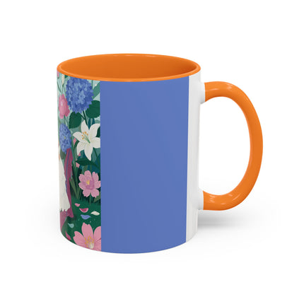 The Ladies Of The Blossoming Vanity Colorful Mugs – Art Deco Floral Elegance