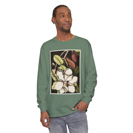 Natural History Plate 61 by Mark Catesby Garment-dyed Long Sleeve T-Shirt
