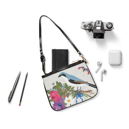 Bluebird & Butterfly Shoulder Bag – Spring Grace & Timeless Charm