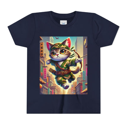 Archer Cat Youth Short Sleeve Tee
