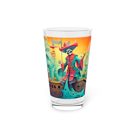 Skeleton Crew of the Misty Seas Glass, 16oz