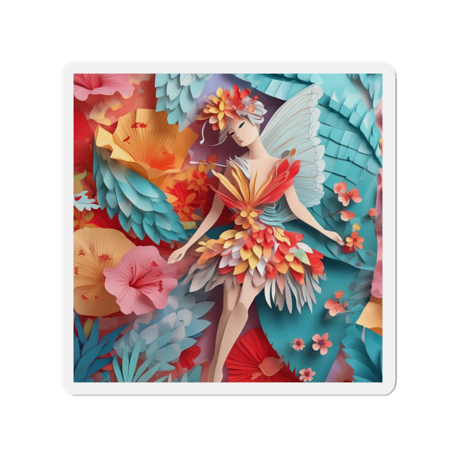 Hibiscus Fairy Die-Cut Magnets (4 Sizes)
