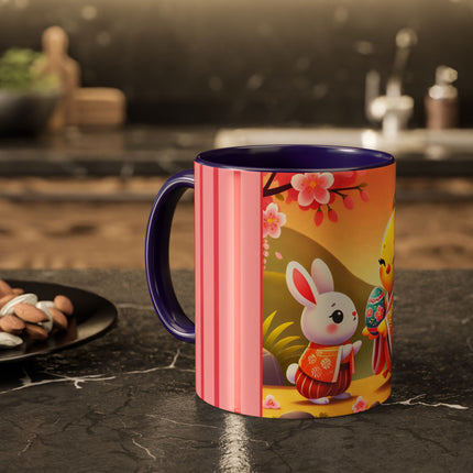 Whimsical Springtime Exchange Colorful Mugs (11oz, 15oz)