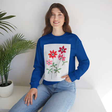 Anemoon, Anemone by Anselmus Boëtius de Boodt Heavy Blend™ Crewneck Sweatshirt