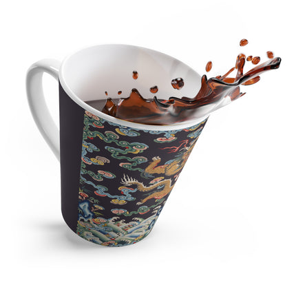 Rank Badge with Dragon with Deer Hooves Latte Mug