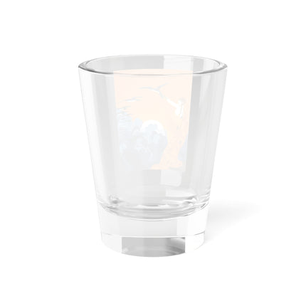 Falcon Mistress Shot Glass – Art Deco Majesty & Mythic Freedom