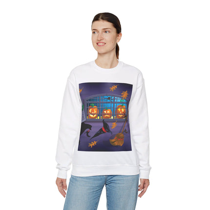 Whimsical Halloween Mischief Unisex Heavy Blend™ Crewneck Sweatshirt