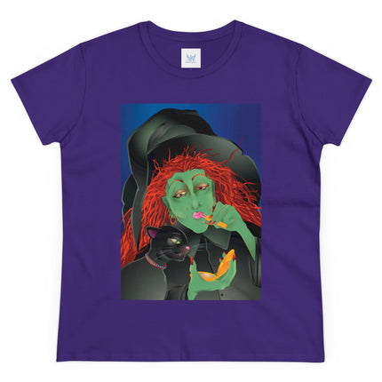 Mirror, Mirror A Witch's Touch Women's Midweight Cotton Tee