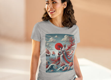 Ladies by the Quiet Sea Cotton Tee