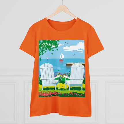 Tranquil Retreat Women's Midweight Cotton Tee