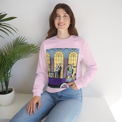 Au Revoir by George Barbier Heavy Blend™ Crewneck Sweatshirt