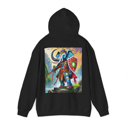 Cyberpunk Elephant – Heavy Blend™ Hooded Sweatshirt