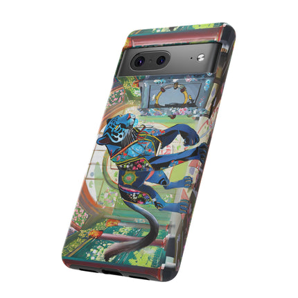 Cyber Panther's Hunt Phone Cases