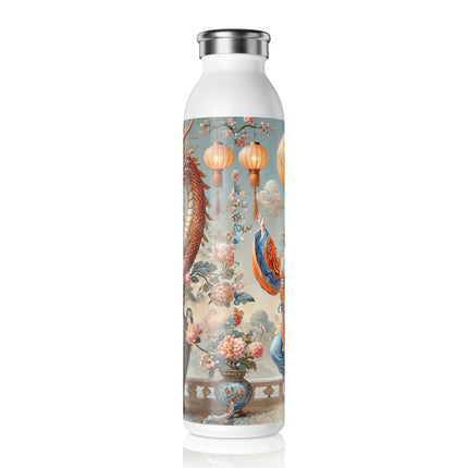 Golden Dragon & Lantern Lady Slim Water Bottle 20oz – Imperial Dragon & Elegant Harmony