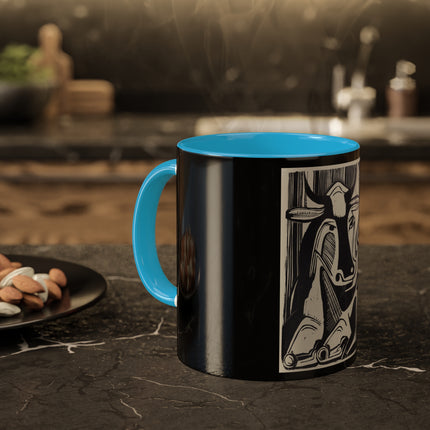 The Large Cow by Ernst Ludwig Kirchner Colorful Mugs, 11oz