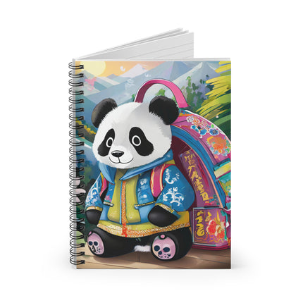 Baby Panda Spiral Notebook - Ruled Line