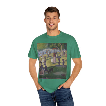 A Sunday on La Grande Jatte by Georges Seurat Unisex Garment-Dyed T-shirt