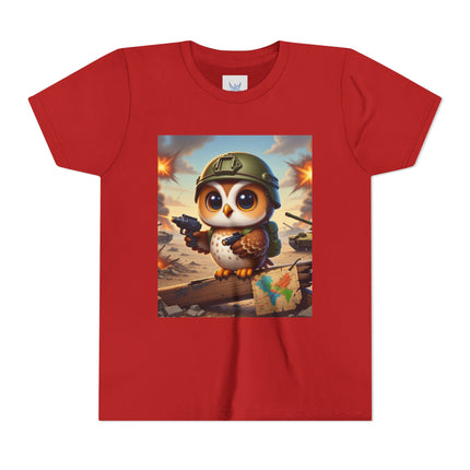 Owl on the Front Lines Youth Short Sleeve Tee