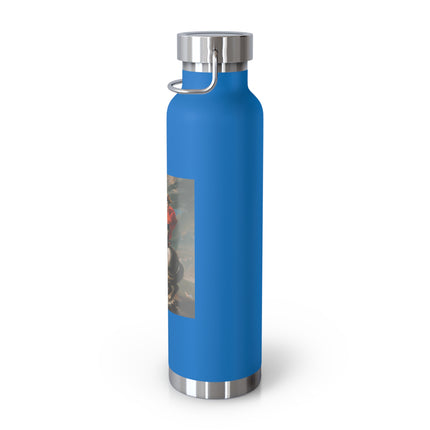 Napoleon Crossing the Alps by Jacques-Louis David Copper Vacuum Insulated Bottle, 22oz