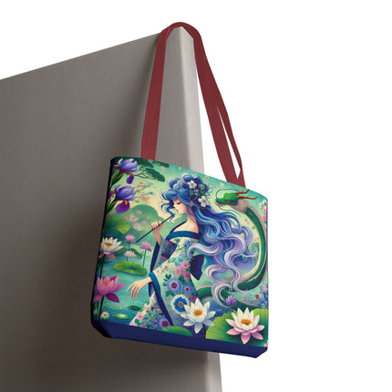 Fairy of the Koi Pond Tote Bag – Mystical Harmony & Pond Enchantment