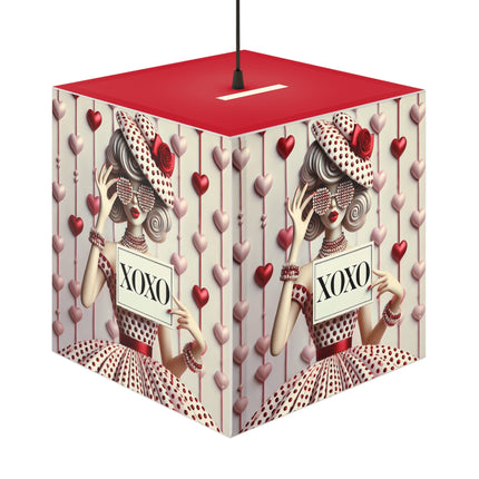 Fashionably Yours, XOXO Light Cube Lamp