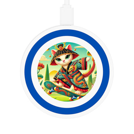 Dragon Dance on Wheels Quake Wireless Charging Pad