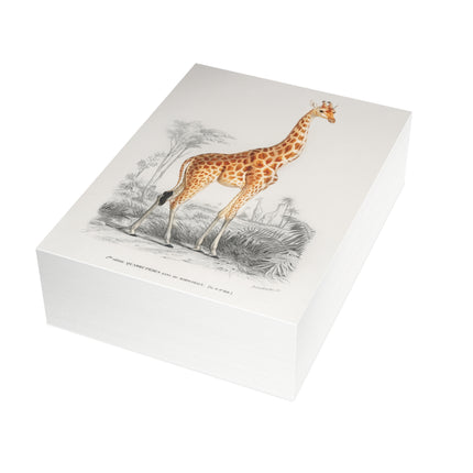 Giraffe by Charles Dessalines D'Orbigny Postcards (envelopes included) - Bundles of 10, 30, 50 Pieces