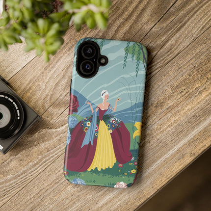 🌹🌿 The Willow Garden Promenade Phone Case – Art Deco Floral Elegance