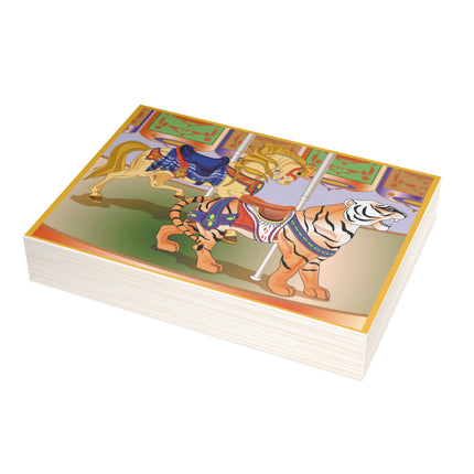 Carousel Splendor Postcards (envelopes included) - Bundles of 10, 30, 50 Pieces
