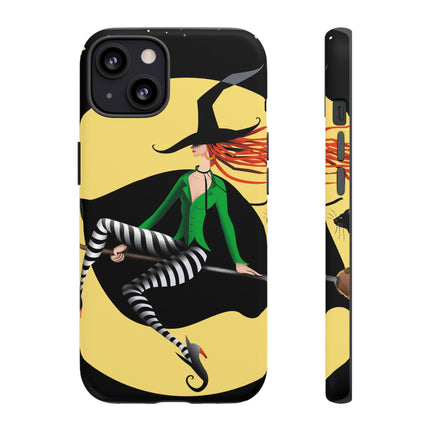 A Witch’s Moonlit Flight Phone Cases
