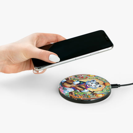 Melodies of the Snow Lion Cub Wireless Charger