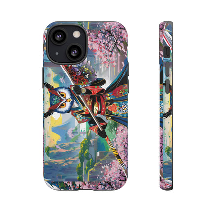 Cyberpunk Samurai Owl Phone Cases
