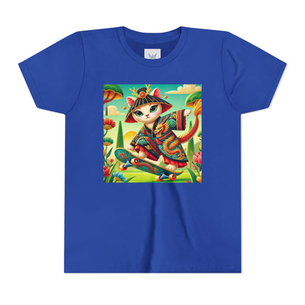 Dragon Dance on Wheels Youth Short Sleeve Tee