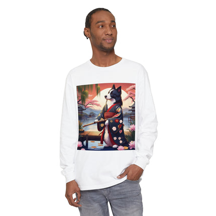 Border Collie Warrior Long Sleeve T-Shirt