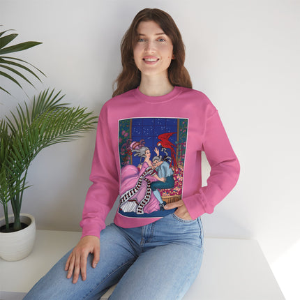The Jealous Parrot by George Barbier Heavy Blend™ Crewneck Sweatshirt
