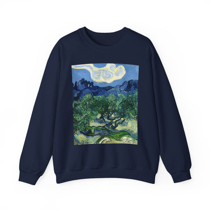 Olive Trees by Vincent Van Gogh Unisex Heavy Blend™ Crewneck Sweatshirt