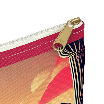 Art Deco Valentine's Romance Accessory Pouch