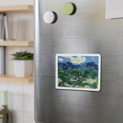 Olive Trees by Vincent Van Gogh Die-Cut Magnets (5 Sizes)
