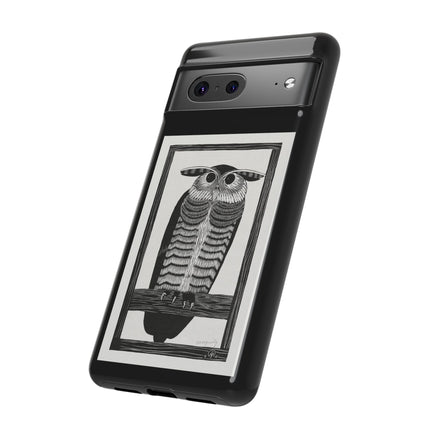 Horned Owl by Samuel Jessurun de Mesquita Phone Cases