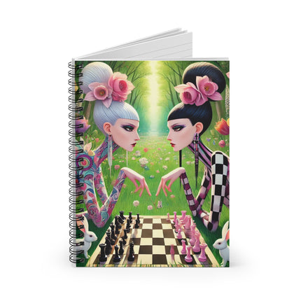 Spring Gambit: A Fairy’s Move Spiral Notebook - Ruled Line