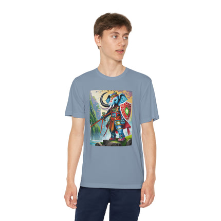Cyberpunk Elephant Youth Competitor Tee