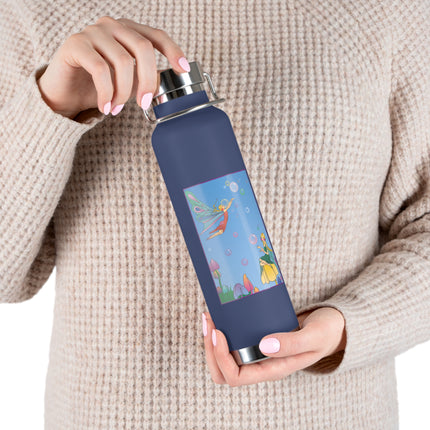 Blossoming Fairy Magic Copper Vacuum Insulated Bottle, 22 oz