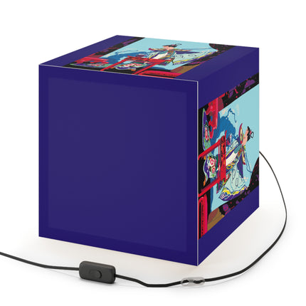 A Visual Journey by Umberto Brunelleschi Light Cube Lamp