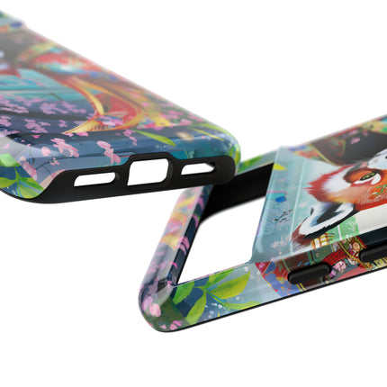 Cybernetic Red Panda Phone Cases