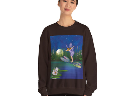 Fairy on a Dragonfly Heavy Blend™ Crewneck Sweatshirt