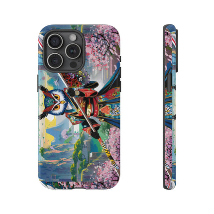 Cyberpunk Samurai Owl Phone Cases