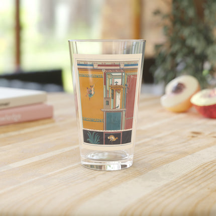 Pompeii Wall  Pl.20 by Victor Steeger Glass, 16oz